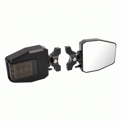 Metra Off-Road LED UTV & Side-by-Side Side Mirror Kit for RZR, Ranger, X3 and more