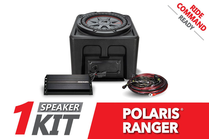 SSV Works 10" Subwoofer For Ride - Command for 2018+ Polaris Ranger XP 1000 - Rugged Terrain