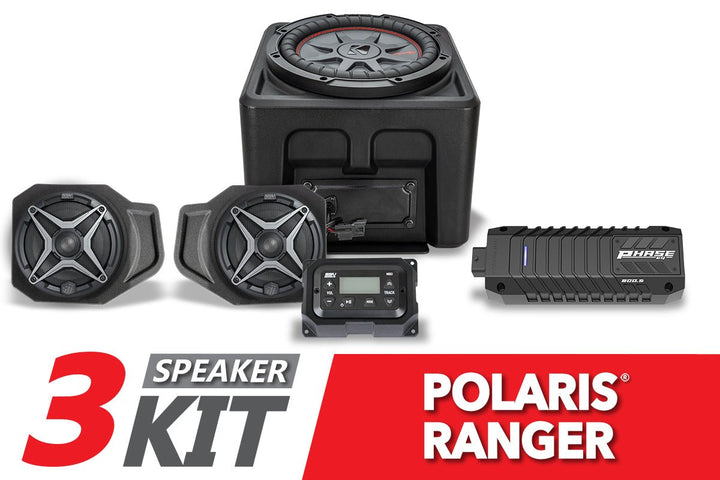2018 - 2023 Polaris Ranger XP1000 SSV Works 3 - Speaker Audio System - Rugged Terrain