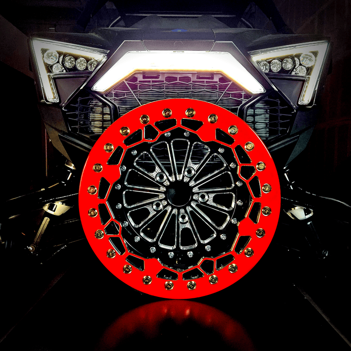 Alba Racing Crushe Pro Beadlock Wheels for Polaris 5 Lug - RZR Pro R / Turbo R / Xpedition / 1500 - Rugged Terrain