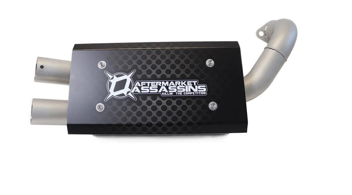 Aftermarket Assassins Stainless Slip - On Exhaust for Polaris Ranger XP 1000 - Rugged Terrain