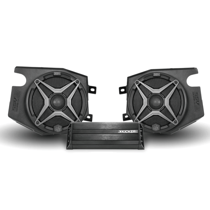 SSV Works 2 Speaker Plug & Play Kit for Ride Command for 19 - 22 Polaris RZR - Rugged Terrain