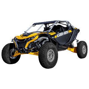 2024 Can-Am Maverick R X RS Carbon Black & Neo Yellow | Rugged Terrain