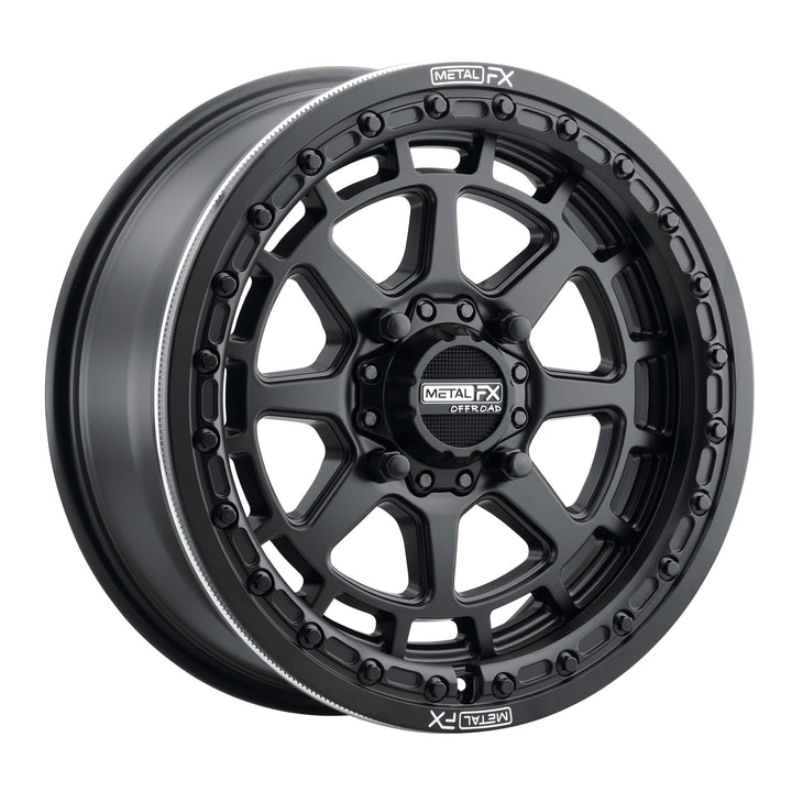 Metal FX 17” Outlaw Beadlock for Satin Black - Rugged Terrain