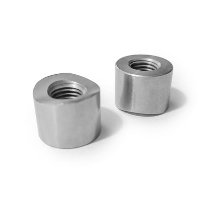 DRT Universal M10x1.25P Coped Steel Weld Bung - Rugged Terrain