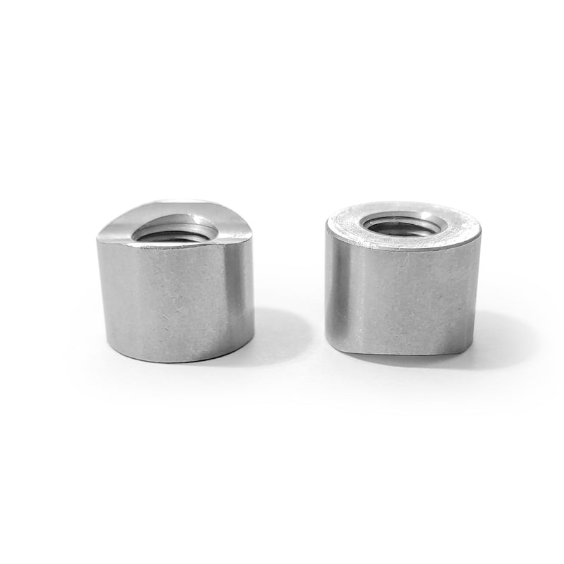 DRT Universal M10x1.25P Coped Steel Weld Bung - Rugged Terrain