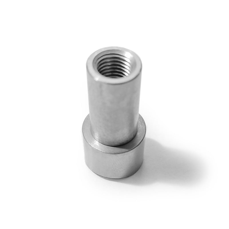 DRT Universal M10x1.25P Coped Steel Weld Bung - Rugged Terrain