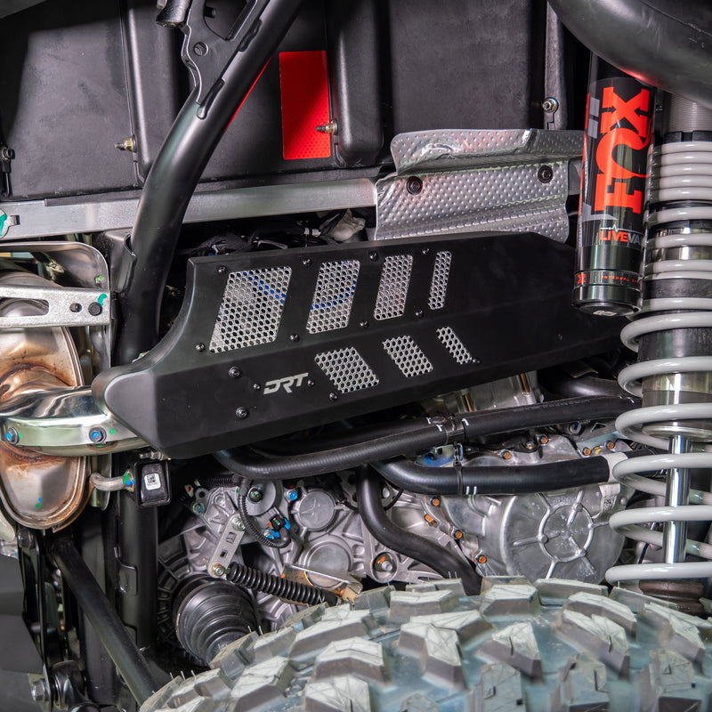 DRT RZR Pro XP / Turbo R 2022+ Aluminum Headpipe Shield - Rugged Terrain