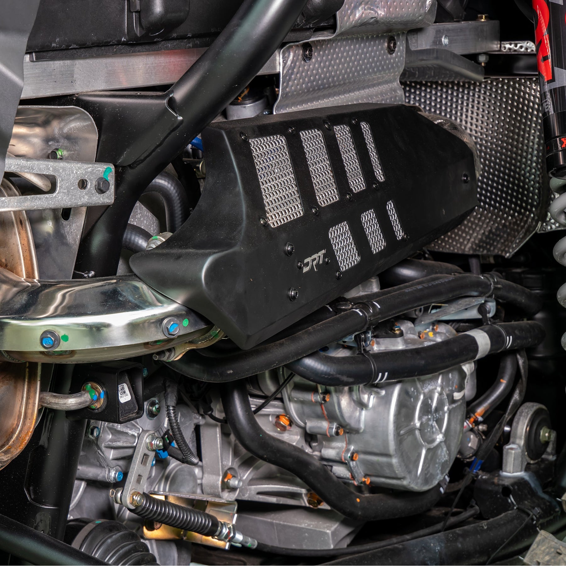 DRT RZR Pro XP / Turbo R 2022+ Aluminum Headpipe Shield – Rugged Terrain