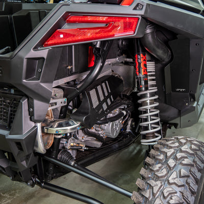 DRT RZR Pro XP / Turbo R 2022+ Aluminum Headpipe Shield - Rugged Terrain