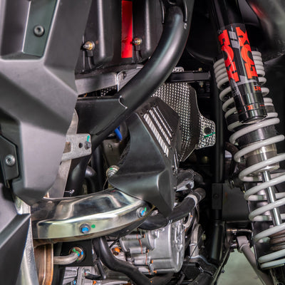 DRT RZR Pro XP / Turbo R 2022+ Aluminum Headpipe Shield - Rugged Terrain