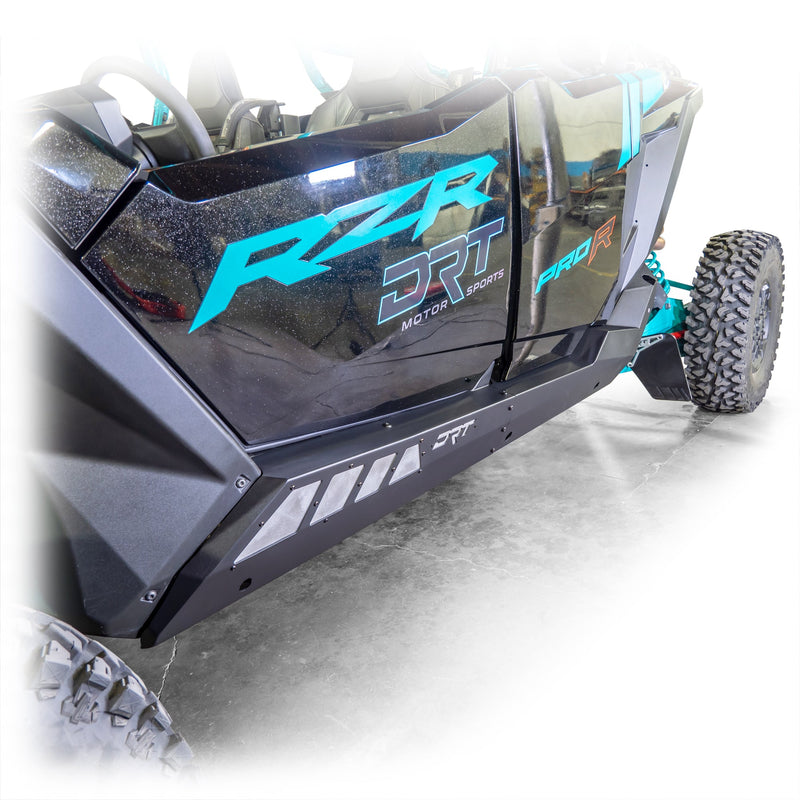 DRT Polaris RZR Pro Series 4 - Seat Rock Sliders - Rugged Terrain