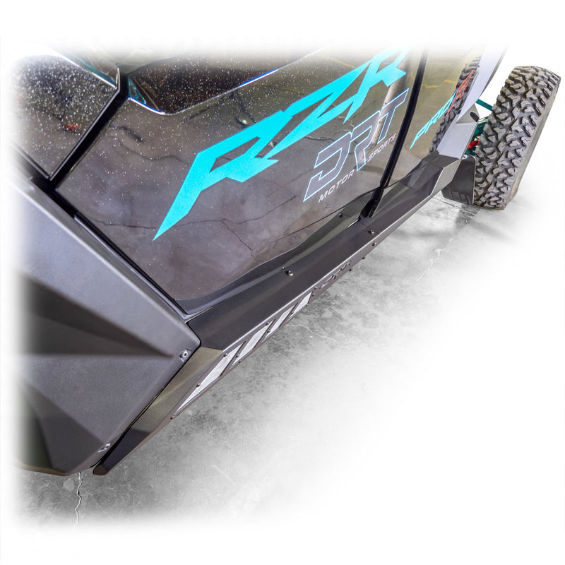 DRT Polaris RZR Pro Series 4 - Seat Rock Sliders - Rugged Terrain