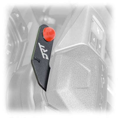 DRT Polaris RZR 2020+ Steering Wheel Single Push-To-Talk Plate
