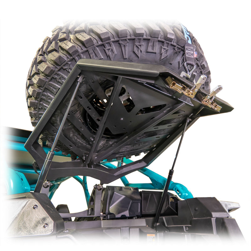 DRT Polaris RZR Pro Series Tire Carrier/Adventure Rack V2.0 - Rugged Terrain