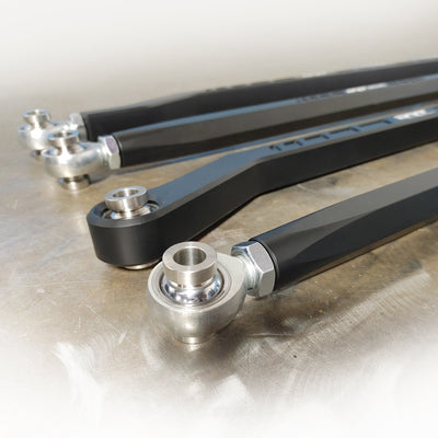DRT Motorsports Polaris 2024+ RZR XP 1000/4 Billet Aluminum High Clearance Radius Rod Set - Rugged Terrain