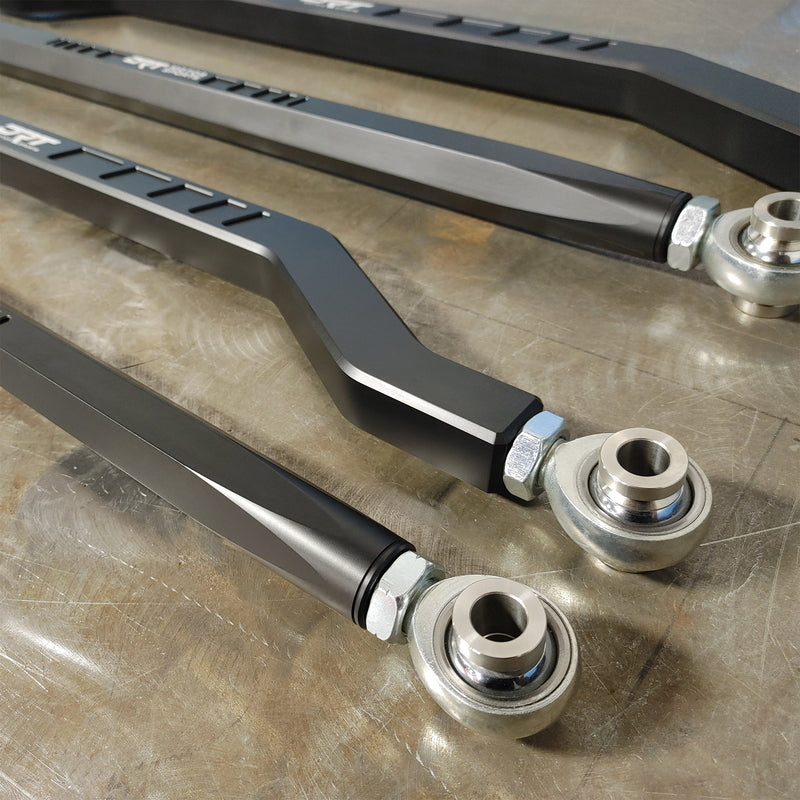 DRT Motorsports Polaris 2024+ RZR XP 1000/4 Billet Aluminum High Clearance Radius Rod Set - Rugged Terrain