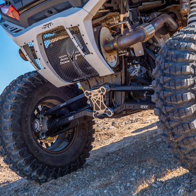 DRT Motorsports Polaris 2024+ RZR XP 1000/4 Billet Aluminum High Clearance Radius Rod Set - Rugged Terrain