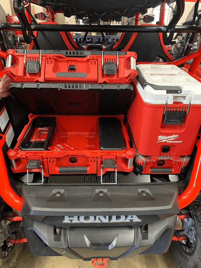 AJK Offroad Honda Talon Milwaukee Packout Mount 1.5 - Rugged Terrain