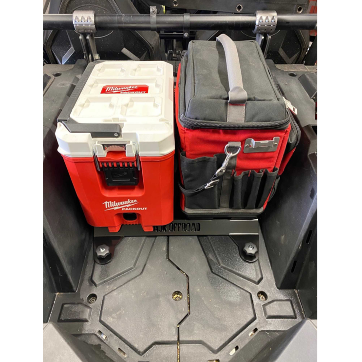 AJK Offroad Short Milwaukee Packout Mount for Polaris RZR XP 1000, XP Turbo & Turbo S | Rugged Terrain