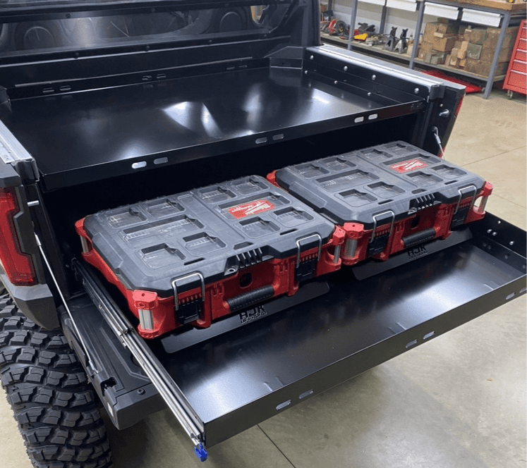 AJK Offroad Polaris Xpedition Bed Drawer - Rugged Terrain