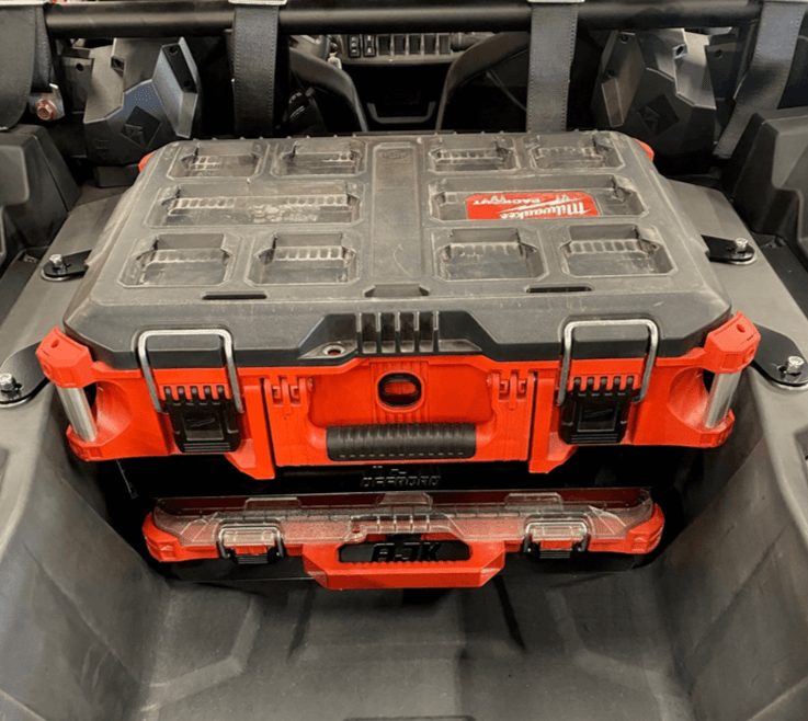 AJK Offroad Milwaukee Packout Mount for 2024+ Polaris RZR XP 1000 - Rugged Terrain