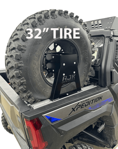 AJK Offroad Polaris Xpedition Spare Tire Carrier - Rugged Terrain
