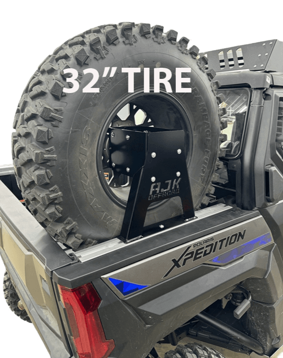 AJK Offroad Polaris Xpedition Spare Tire Carrier - Rugged Terrain