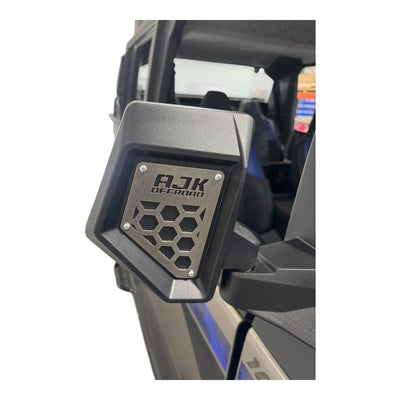 AJK Offroad Polaris Mirror Accents - Rugged Terrain