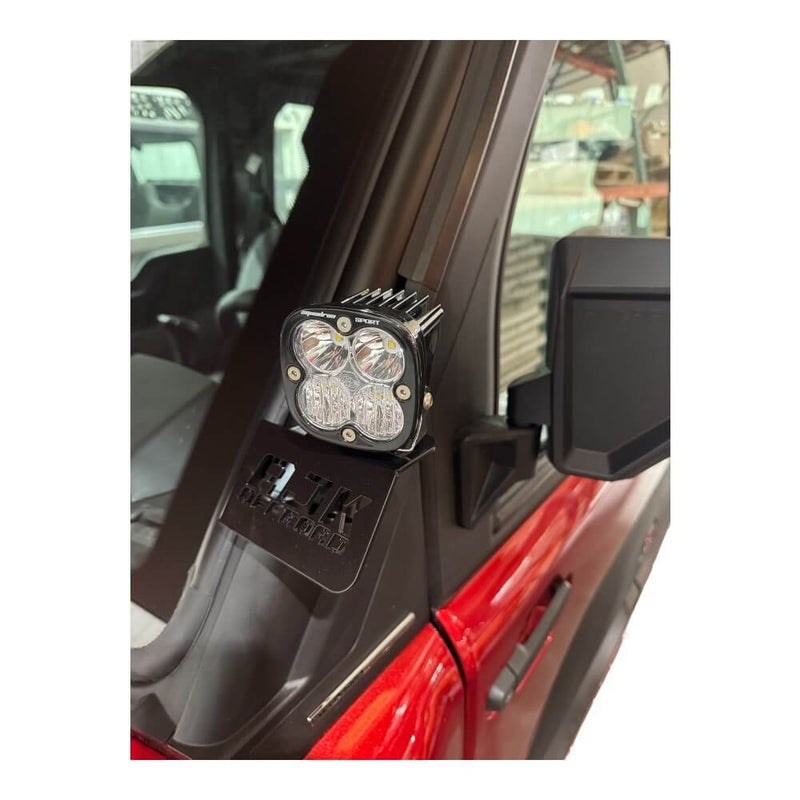 AJK Offroad Polaris Ranger 1500XD A Pillar light mount - Rugged Terrain