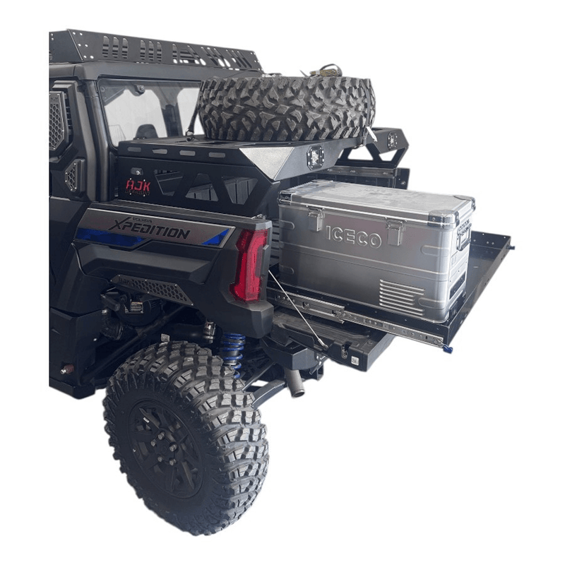 AJK Offroad Polaris Xpedition Spare Tire Carrier / Bed Rack - Rugged Terrain