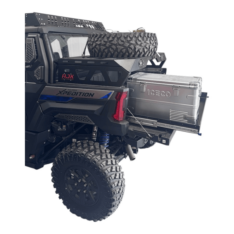 AJK Offroad Polaris Xpedition Spare Tire Carrier / Bed Rack - Rugged Terrain