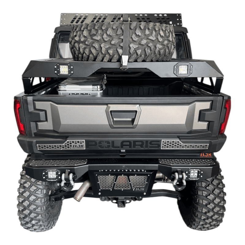 AJK Offroad Polaris Xpedition Spare Tire Carrier / Bed Rack - Rugged Terrain