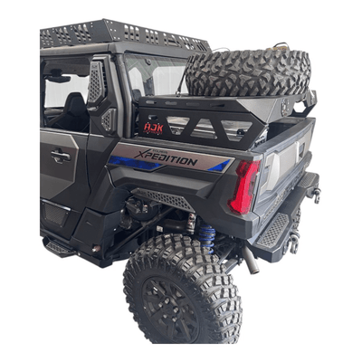 AJK Offroad Polaris Xpedition Spare Tire Carrier / Bed Rack - Rugged Terrain