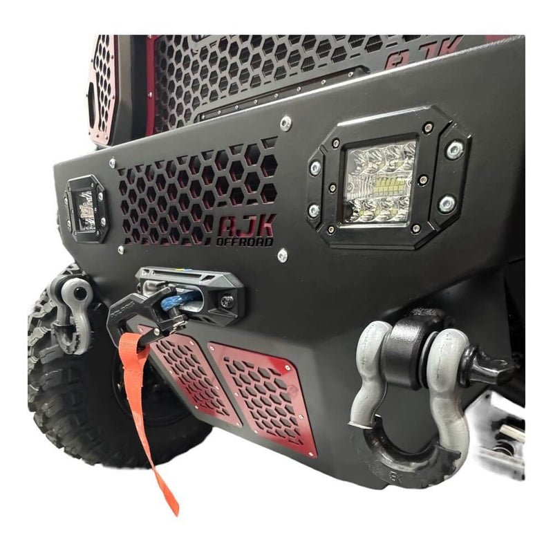 AJK Offroad Polaris Ranger 1500XD Front Bumper - Rugged Terrain