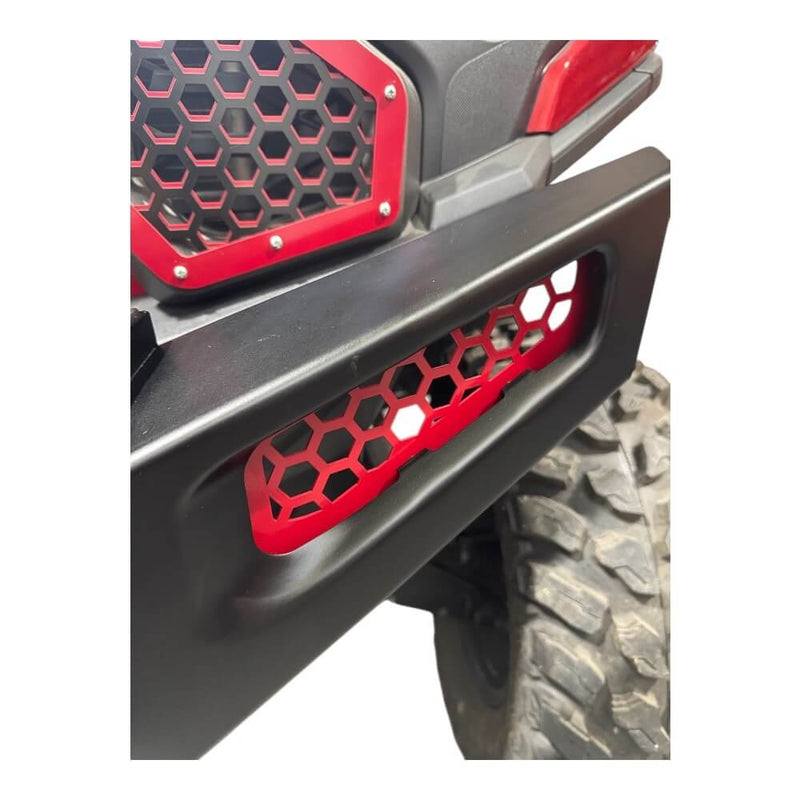 AJK Offroad Polaris Ranger Front Bumper Light Pocket Accent - Rugged Terrain
