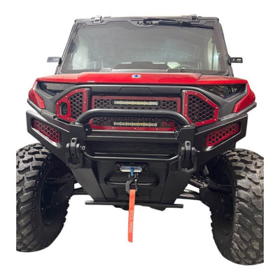 AJK Offroad Polaris Ranger Front Bumper Light Pocket Accent - Rugged Terrain