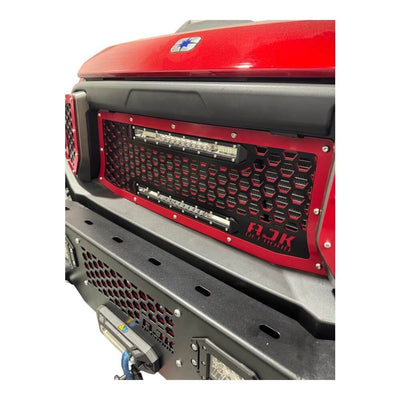 AJK Offroad Polaris Ranger 1500XD Grill With Lights - Rugged Terrain