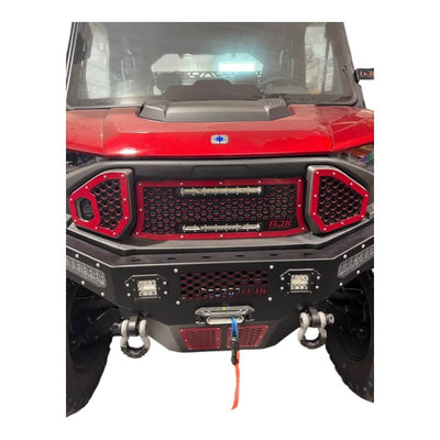 AJK Offroad Polaris Ranger 1500XD Grill With Lights - Rugged Terrain