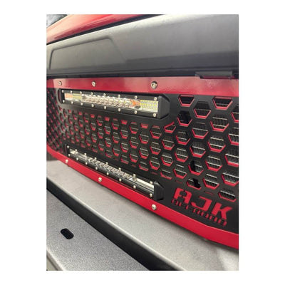 AJK Offroad Polaris Ranger 1500XD Grill With Lights - Rugged Terrain