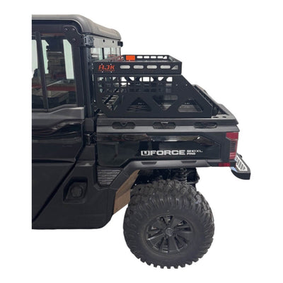 AJK Offroad CF Moto UForce U10 Short Headache Rack 3/4 Rack - Rugged Terrain