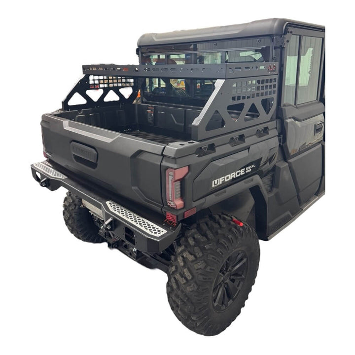 AJK Offroad CF Moto UForce U10 Short Headache Rack 3/4 Rack - Rugged Terrain