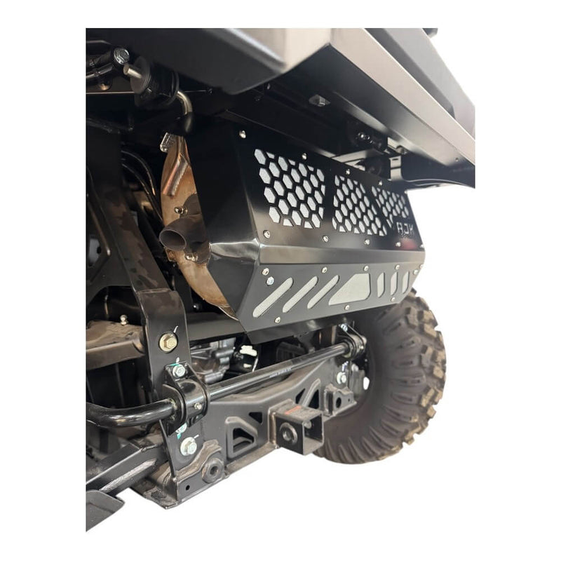 AJK Offroad CF Moto UForce U10 Exhaust Cover - Rugged Terrain