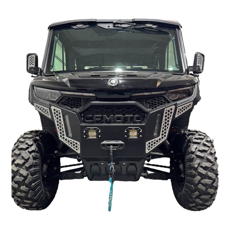 AJK Offroad CF Moto UForce U10 Front Bumper - Rugged Terrain