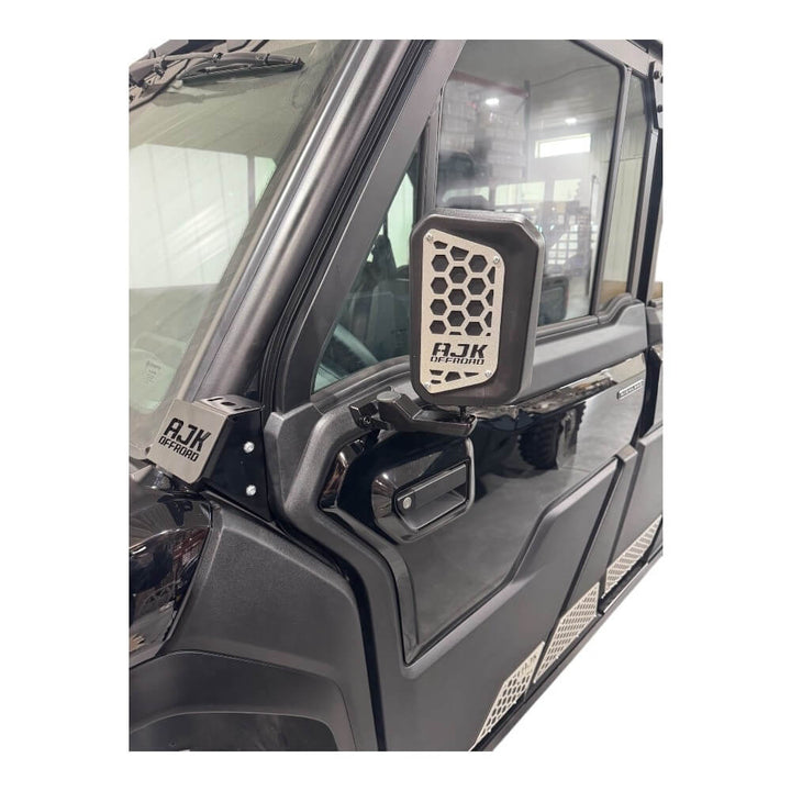 AJK Offroad CF Moto UForce U10 Mirror Accents - Rugged Terrain