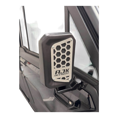 AJK Offroad CF Moto UForce U10 Mirror Accents - Rugged Terrain