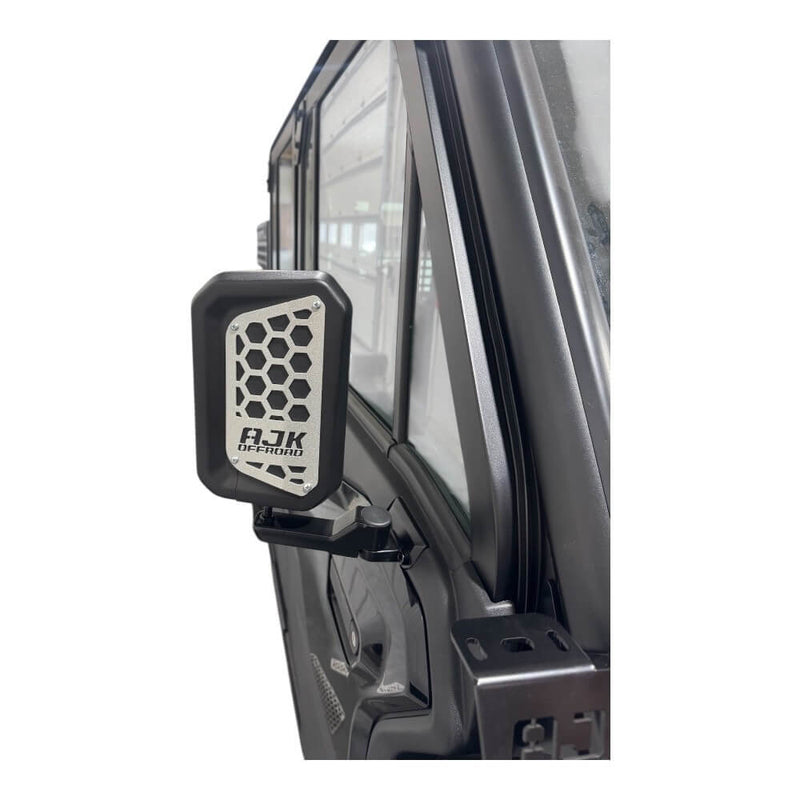 AJK Offroad CF Moto UForce U10 Mirror Accents - Rugged Terrain