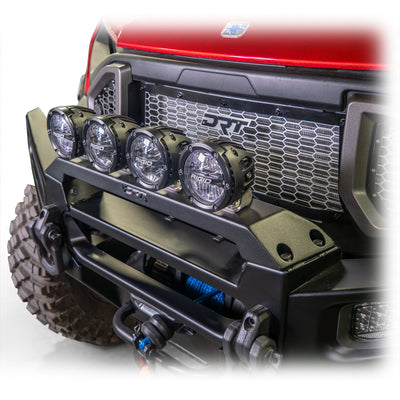 DRT Polaris Ranger XD 1500 2024+ Front Bumper Light Bracket Kit - Rugged Terrain