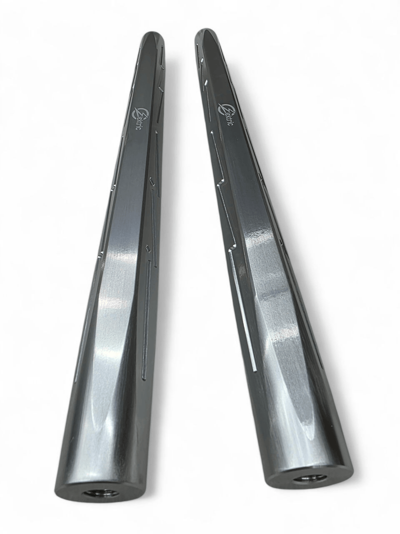 Elektric Offroad Billet Tie Rods Anodized Clear for 2017+ Can Am X3 Maverick (RS 72" Model Only) - Rugged Terrain