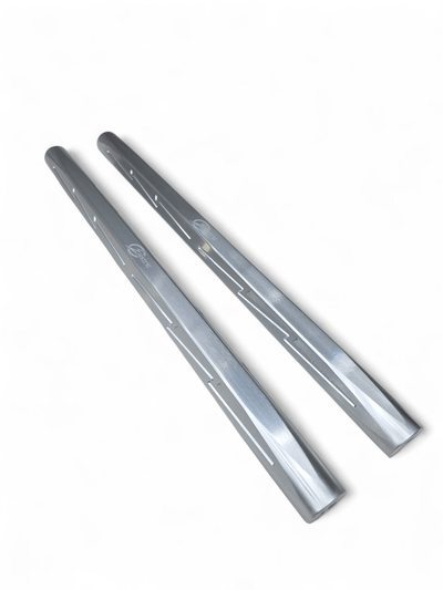 Elektric Offroad Billet Tie Rods Anodized Clear for 2017+ Can Am X3 Maverick (RS 72" Model Only) - Rugged Terrain